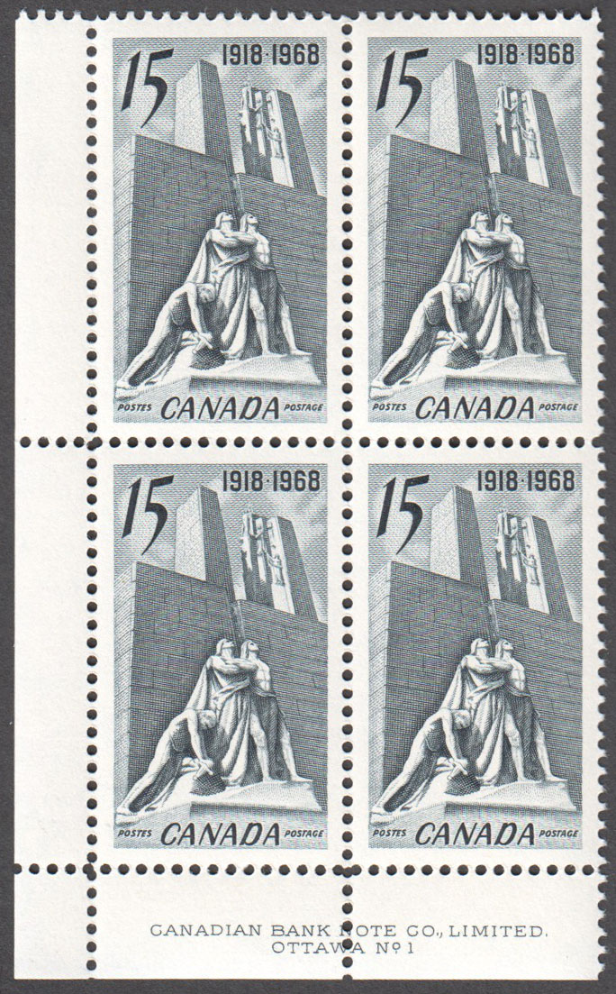 Canada Scott 486 MNH PB LL (A9-16) - Click Image to Close